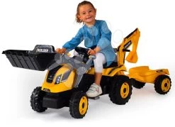 Set Häuschen Pretty Nature Smoby Mit Sommerküche Und Trettraktor Builder Max Bauarbeiter Ab 24 Mon -Spielzeug Theater Verkäufe 710304 d smoby traktor