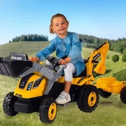 Set Häuschen Pretty Nature Smoby Mit Sommerküche Und Trettraktor Builder Max Bauarbeiter Ab 24 Mon -Spielzeug Theater Verkäufe 710304 e smoby traktor