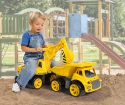 Set Häuschen Gärtner Neo Floralie Smoby Mit Küche Und Bagger, Laufrad Maxi Power Mit Einem Kleinen Bagger Als Geschenk Ab 3 Jahren -Spielzeug Theater Verkäufe 800055811 n big bager