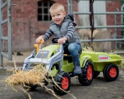 Set Häuschen Jura Lodge Smoby Mit Zwei Türen Und Einem Trettraktor Mit Einem Lader Und Einem Anhänger Ab 24 Monaten -Spielzeug Theater Verkäufe 800056553 m big traktor 1