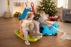 Set Häuschen Pretty Blue Smoby Mit Sommerküche Und Schaukel Elefant Mit Beweglichen Ohren Ab 24 Monaten -Spielzeug Theater Verkäufe 800056788 h big hojdacka slon