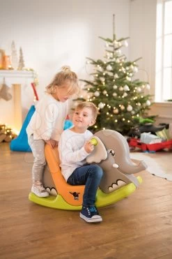 Set Häuschen Pretty Blue Smoby Mit Sommerküche Und Schaukel Elefant Mit Beweglichen Ohren Ab 24 Monaten -Spielzeug Theater Verkäufe 800056788 i big hojdacka slon