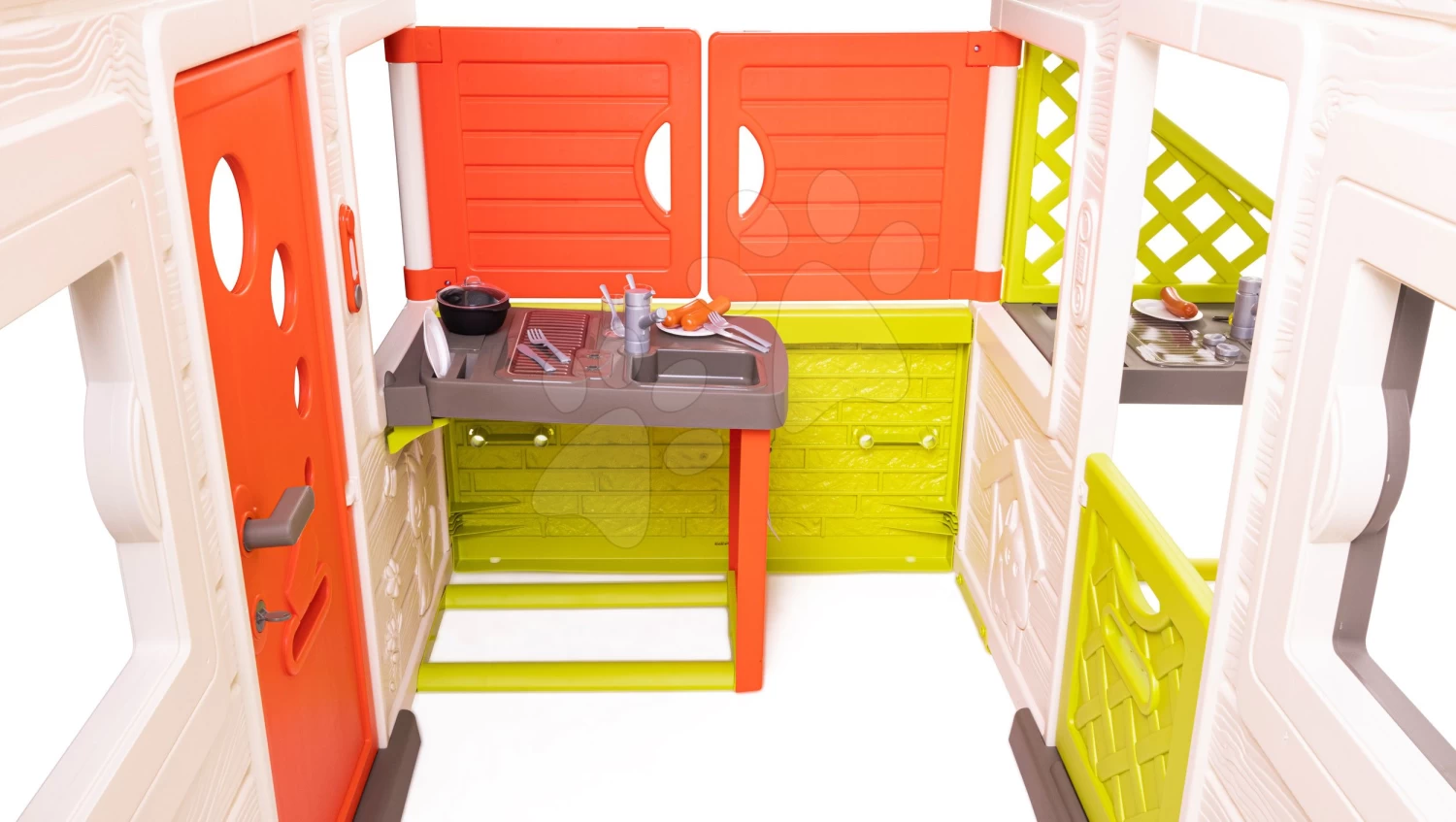 Set Spielhaus Der Freunde Von Smoby Mit Spielküche Und Großer Wasserstraße AquaPlay Für Garten 17 Set Spielhaus Der Freunde Von Smoby Mit Spielküche Und Großer Wasserstraße AquaPlay Für Garten – Bild 17