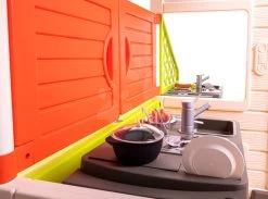 Set Spielhaus Der Freunde Von Smoby Mit Spielküche Und Doppelseitiger Schaukel 360 ° Drehung Mit Wasserdüse -Spielzeug Theater Verkäufe 810202 810203 c smoby kuchnka 10