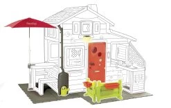 Set Spielhaus Der Freunde Von Smoby Mit Spielküche Und Doppelseitiger Schaukel 360 ° Drehung Mit Wasserdüse -Spielzeug Theater Verkäufe 810202 i smoby domcek 6