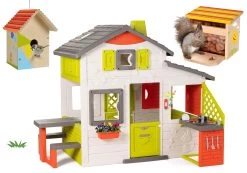 Set Spielhaus Der Freunde Von Smoby Mit Spielküche Und Vogelhäuschen Aus Holz Mit Eichhörnchenfutter 28 Set Spielhaus Der Freunde Von Smoby Mit Spielküche Und Vogelhäuschen Aus Holz Mit Eichhörnchenfutter -Spielzeug Theater Verkäufe 810202set 59 smoby set 2