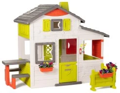 Set Häuschen Der Freunde Von Smoby Mit Vorgarten Und Vogelhäuschen Für Eichhörnchen 34 Set Häuschen Der Freunde Von Smoby Mit Vorgarten Und Vogelhäuschen Für Eichhörnchen -Spielzeug Theater Verkäufe 810203 xa smoby domcek 2