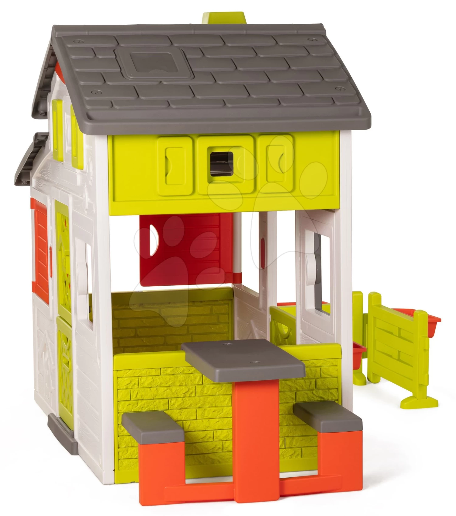 Freundeshaus Geräumig Neo Friends House Smoby Mit Garten Erweiterbar 2 Türen 6 Fenster Und Picknicktisch 172 Cm Hoch Mit UV-Filter 7 Freundeshaus Geräumig Neo Friends House Smoby Mit Garten Erweiterbar 2 Türen 6 Fenster Und Picknicktisch 172 Cm Hoch Mit UV-Filter – Bild 7