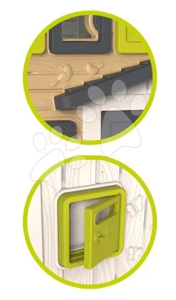 Set Domček Priateľov V Elegantných Farbách Friends House Evo Playhouse Smoby Rozšíriteľný So Stenou Na Lezenie A Pieskoviskom SM810204-31 -Spielzeug Theater Verkäufe 810204 z3 smoby dom 9