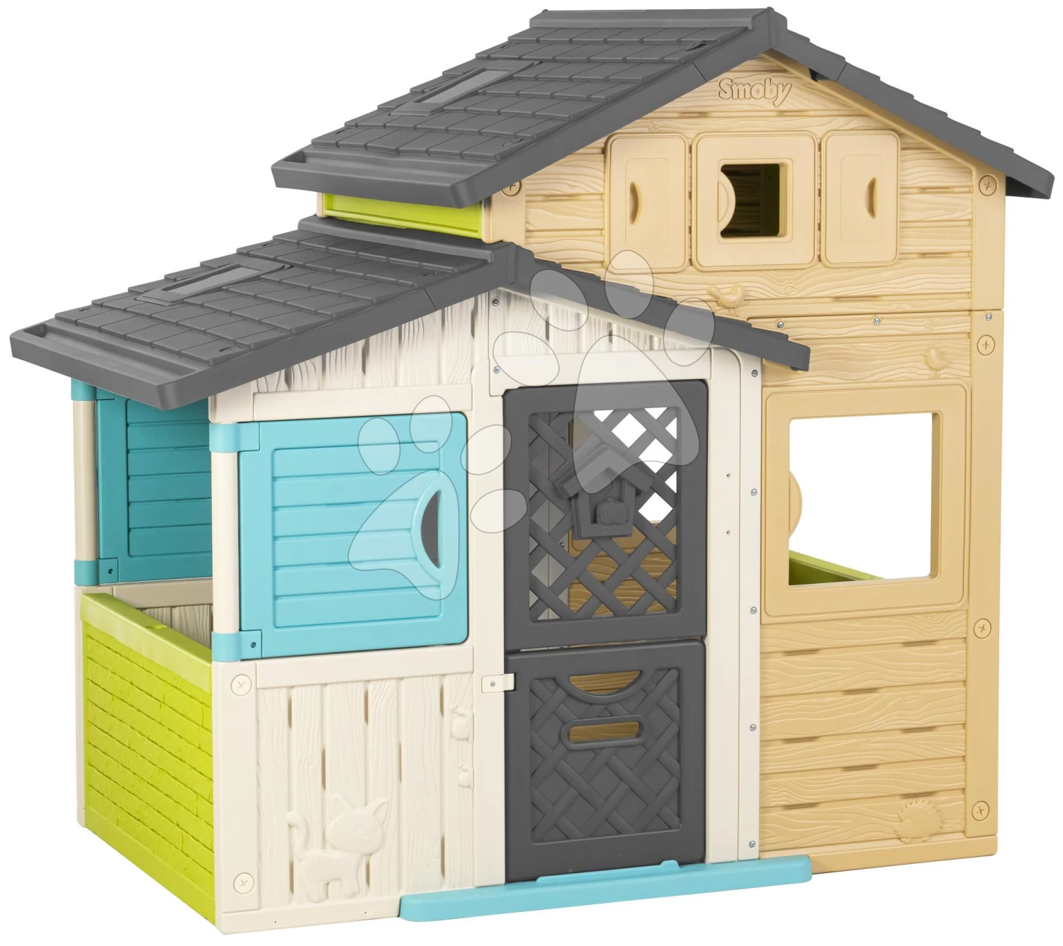 Set Domček Priateľov V Elegantných Farbách Friends House Evo Playhouse Smoby Rozšíriteľný S Domčekom Pre Sliepočky SM810204-22 2 Set Domček Priateľov V Elegantných Farbách Friends House Evo Playhouse Smoby Rozšíriteľný S Domčekom Pre Sliepočky SM810204-22 – Bild 2