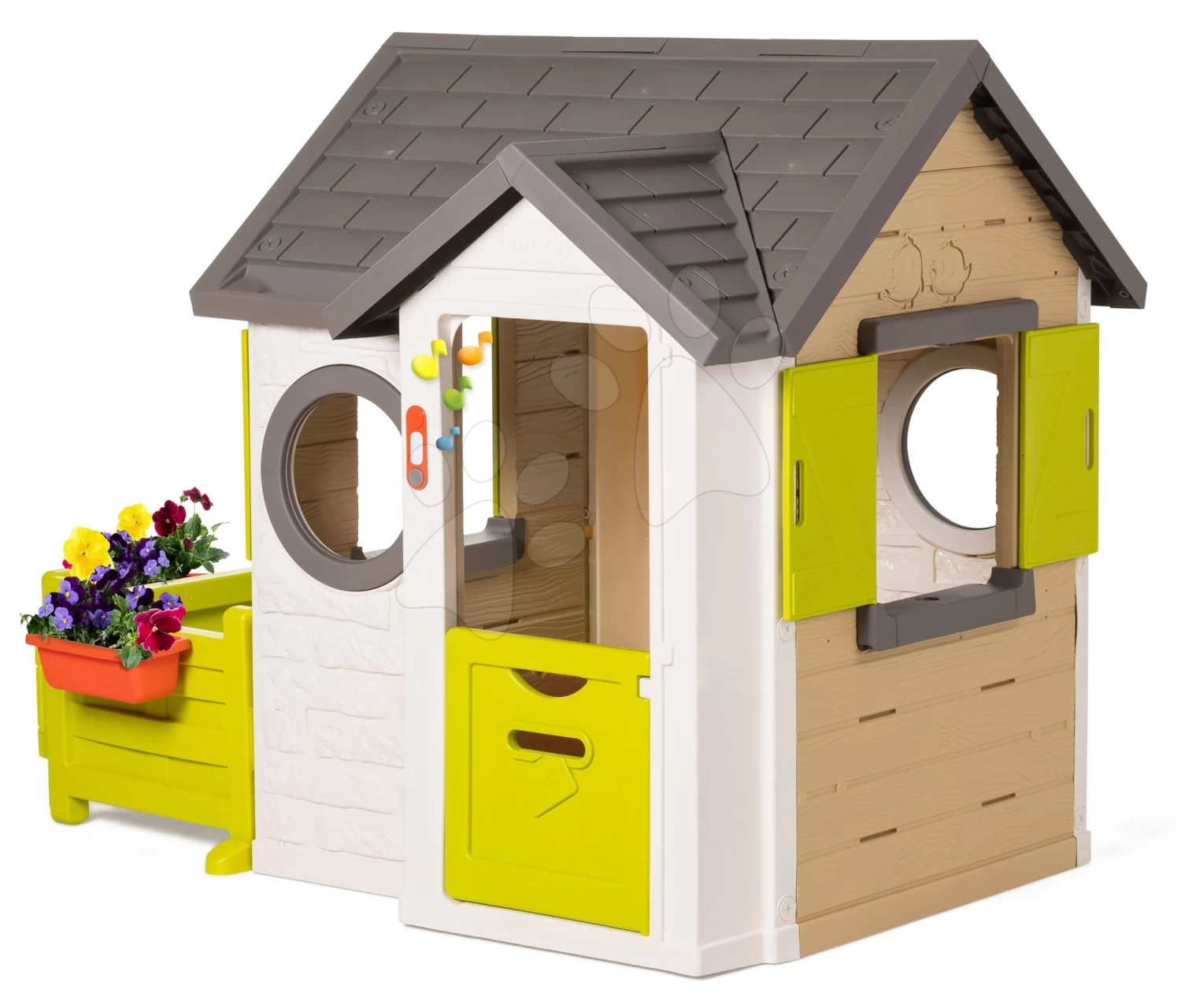 Häuschen My House Smoby Mit 2 Türen Mit Klingel Und Garten Ab 24 Monaten 2 Häuschen My House Smoby Mit 2 Türen Mit Klingel Und Garten Ab 24 Monaten – Bild 2