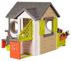 Häuschen My Neo House DeLuxe Smoby Mit Großem Garten Und Sitzecke