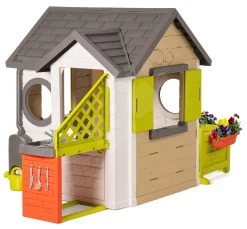 Häuschen My Neo House DeLuxe Smoby Mit Tisch 2 Stühlen Und Einem Kleinen Tisch -Spielzeug Theater Verkäufe 810220j2 d smony domcek