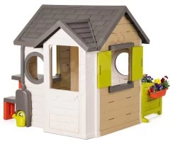 Häuschen My Neo House DeLuxe Smoby Mit Garten Und Tisch Mit Kleinem Tisch