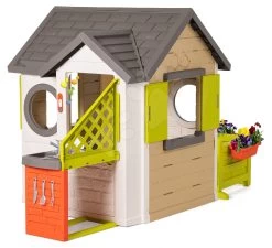 Häuschen My Neo House DeLuxe Smoby Mit Küche Und Garten