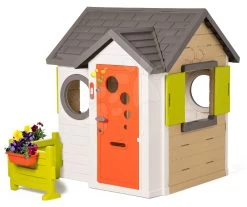 Häuschen My Neo House DeLuxe Smoby Mit Küche Und Garten -Spielzeug Theater Verkäufe 810220l2 d smony domcek