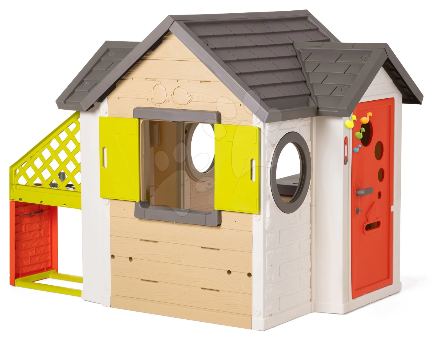 Häuschen My Neo House DeLuxe Smoby Mit Aufbaulösung Und Mit Schaukel Und Tisch 2 Häuschen My Neo House DeLuxe Smoby Mit Aufbaulösung Und Mit Schaukel Und Tisch – Bild 2