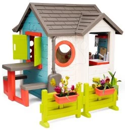 Häuschen Mit Gartenrestaurant Chef House DeLuxe Smoby Mit Grill Und Mäher Black&Decker -Spielzeug Theater Verkäufe 810221k d smoby domcek