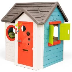 Häuschen Mit Gartenrestaurant Chef House DeLuxe Smoby Mit Voller Tür Und Klingel -Spielzeug Theater Verkäufe 810221s d smoby domcek