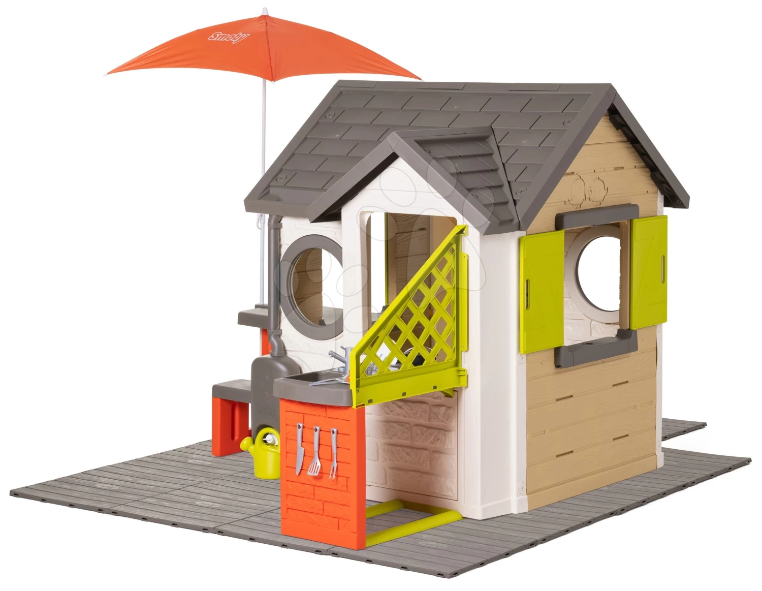 Häuschen, Natur My New House Smoby Erweiterbar Mit Boden Und Kompletter Ausstattung Ab 24 Monaten 4 Häuschen, Natur My New House Smoby Erweiterbar Mit Boden Und Kompletter Ausstattung Ab 24 Monaten – Bild 4