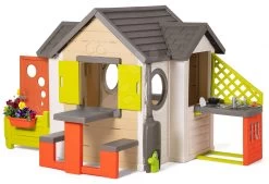 Häuschen, Natur My New House Smoby Erweiterbar Mit Komplettausstattung Ab 24 Monaten