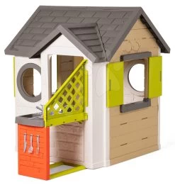 Spielhaus, Natur My New House Smoby Erweiterbar Mit Spielküche Ab 24 Monate