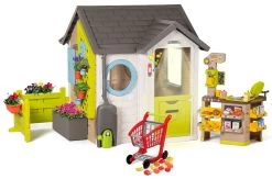 Häuschen Für Gärtner Garden House Smoby Erweiterbar Mit Bio Café Ab 24 Monaten -Spielzeug Theater Verkäufe 810223g c smoby set
