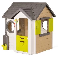 Häuschen My House Smoby Mit Einer Tür Mit Einer Klingel Und Einer Dachrinne