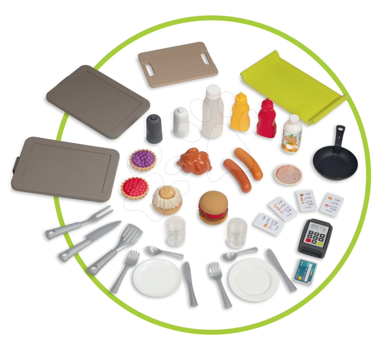 Häuschen Mit Gartenrestaurant Chef House DeLuxe Smoby Und Eine Grüne Sitzecke Und Einen Zaun 5 Häuschen Mit Gartenrestaurant Chef House DeLuxe Smoby Und Eine Grüne Sitzecke Und Einen Zaun – Bild 5