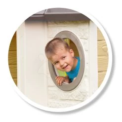 Set Häuschen My Neo House DeLuxe Smoby Mit Elektronischer Klingel Und Rutsche Toboggan Funny Mit Einer Länge Von 2 M Ab 24 Monaten -Spielzeug Theater Verkäufe 810406 d smoby domcek 41