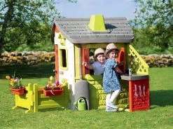 Set Häuschen Neo Jura Lodge Smoby Und Rutsche KS Toboggan Mit Einer Länge Von 150 Cm Ab 24 Monaten -Spielzeug Theater Verkäufe 810500 b smoby domcek 29