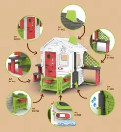 Kamin Als Zubehör Zu Kinderhäusern Smoby 1-Kamin- Oder 2-Kamin-Dach Mit UV-Filter -Spielzeug Theater Verkäufe 810500 g smoby domcek 23