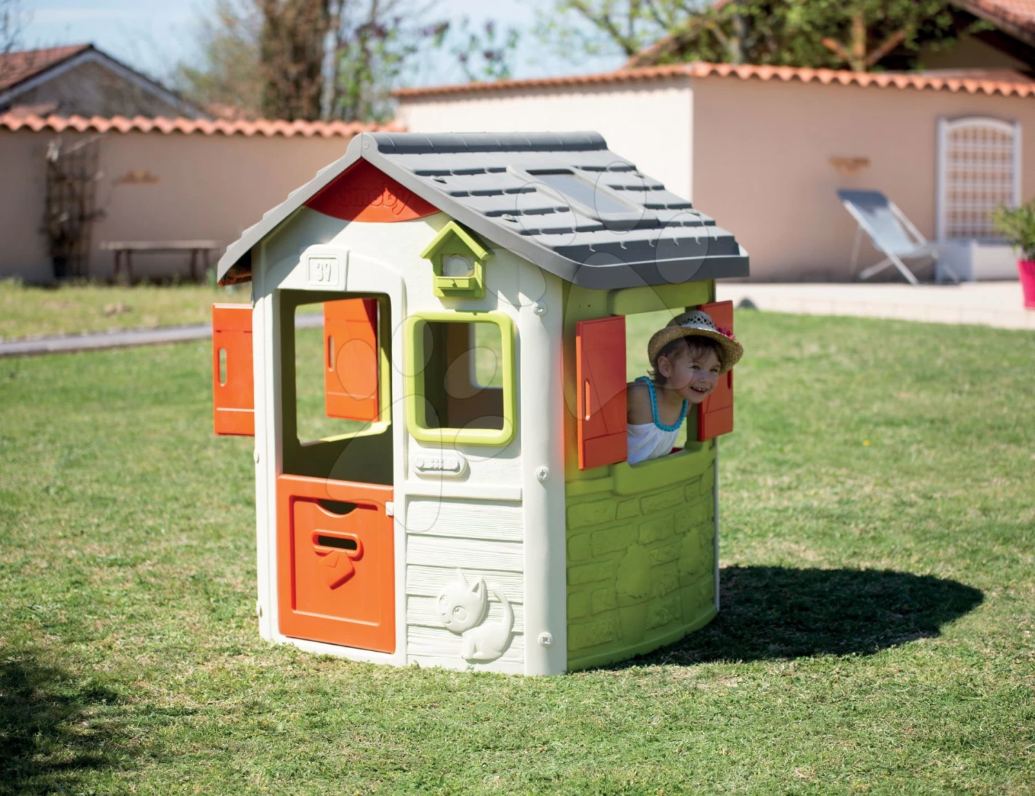 Set Häuschen Neo Jura Lodge Smoby Mit Zwei Türen Und Sandkasten Schmetterling Mit Wasserdüse Ab 24 Monaten 12 Set Häuschen Neo Jura Lodge Smoby Mit Zwei Türen Und Sandkasten Schmetterling Mit Wasserdüse Ab 24 Monaten – Bild 12