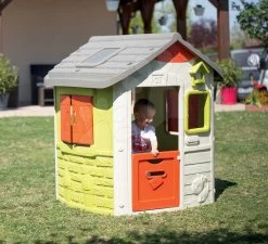 Set Häuschen Jura Lodge Smoby Mit Zwei Türen Und Einem Spritzenden Tintenfisch Und 7 Sportspielen -Spielzeug Theater Verkäufe 810500 l smoby domcek 7