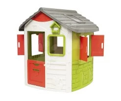 Set Häuschen Neo Jura Lodge Smoby Mit Zwei Türen Und Ein Tisch Mit Zwei Stühlen Und Einer Bank KidBench -Spielzeug Theater Verkäufe 810500 t smoby domcek 2