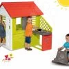 Set Häuschen Pretty Nature Smoby Mit Sommerküche Und Bodenschaukel Katze Ab 24 Monaten