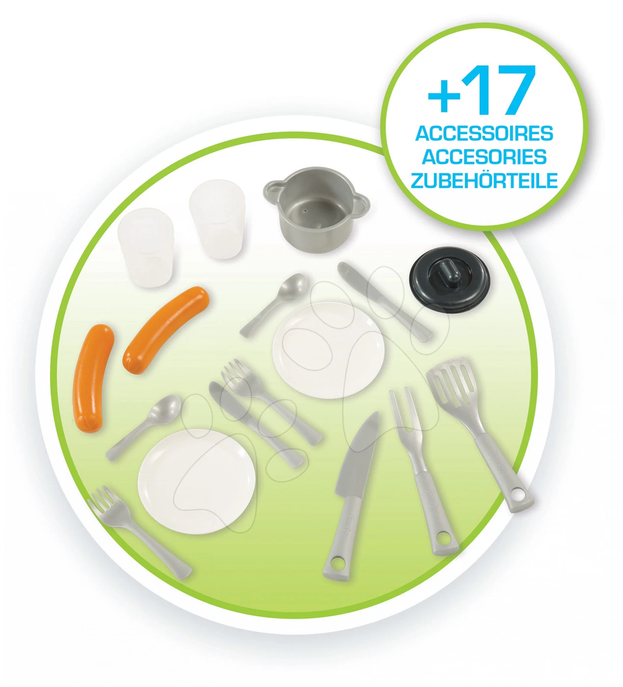 Set Häuschen Pretty Nature Smoby Mit Sommerküche, Sandkasten Muschel Mit Eimerset 8 Set Häuschen Pretty Nature Smoby Mit Sommerküche, Sandkasten Muschel Mit Eimerset – Bild 8