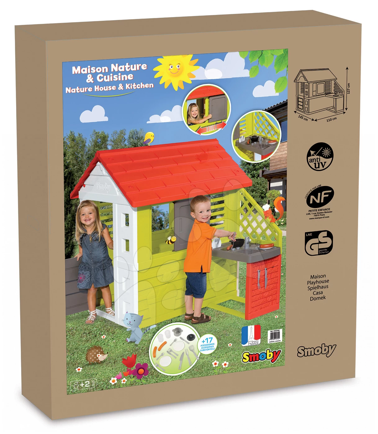 Set Häuschen Pretty Nature Smoby Mit Sommerküche Und Wasserstraße Aquaplay Mountain Lake Ab 24 Mon. 11 Set Häuschen Pretty Nature Smoby Mit Sommerküche Und Wasserstraße Aquaplay Mountain Lake Ab 24 Mon. – Bild 11