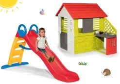 Set Häuschen Pretty Nature Smoby Mit Sommerküche Und Rolladen Und Rutsche Funny Toboggan 2 Meter Ab 24 Monaten 39 Set Häuschen Pretty Nature Smoby Mit Sommerküche Und Rolladen Und Rutsche Funny Toboggan 2 Meter Ab 24 Monaten -Spielzeug Theater Verkäufe 810702set 28 smoby set 2