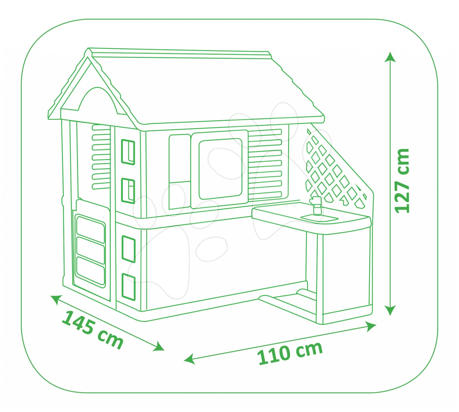 Set Häuschen Pretty Blue Smoby Mit Sommerküche Und Supermarktgeschäft E-shop Supermarket Ab 24 Mon 13 Set Häuschen Pretty Blue Smoby Mit Sommerküche Und Supermarktgeschäft E-shop Supermarket Ab 24 Mon – Bild 13