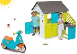 Set Häuschen Pretty Blue Smoby Mit Sommerküche Und Laufrad Scooter Blue Mit Gummirädern Ab 24 Monaten 39 Set Häuschen Pretty Blue Smoby Mit Sommerküche Und Laufrad Scooter Blue Mit Gummirädern Ab 24 Monaten -Spielzeug Theater Verkäufe 810703set 38 smoby set