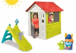 Set Häuschen Nature Smoby Und Rutsche XS 90 Cm Lang Mit Einem Eimer-Set Ab 24 Monaten 33 Set Häuschen Nature Smoby Und Rutsche XS 90 Cm Lang Mit Einem Eimer-Set Ab 24 Monaten -Spielzeug Theater Verkäufe 810704 5 2 smoby set