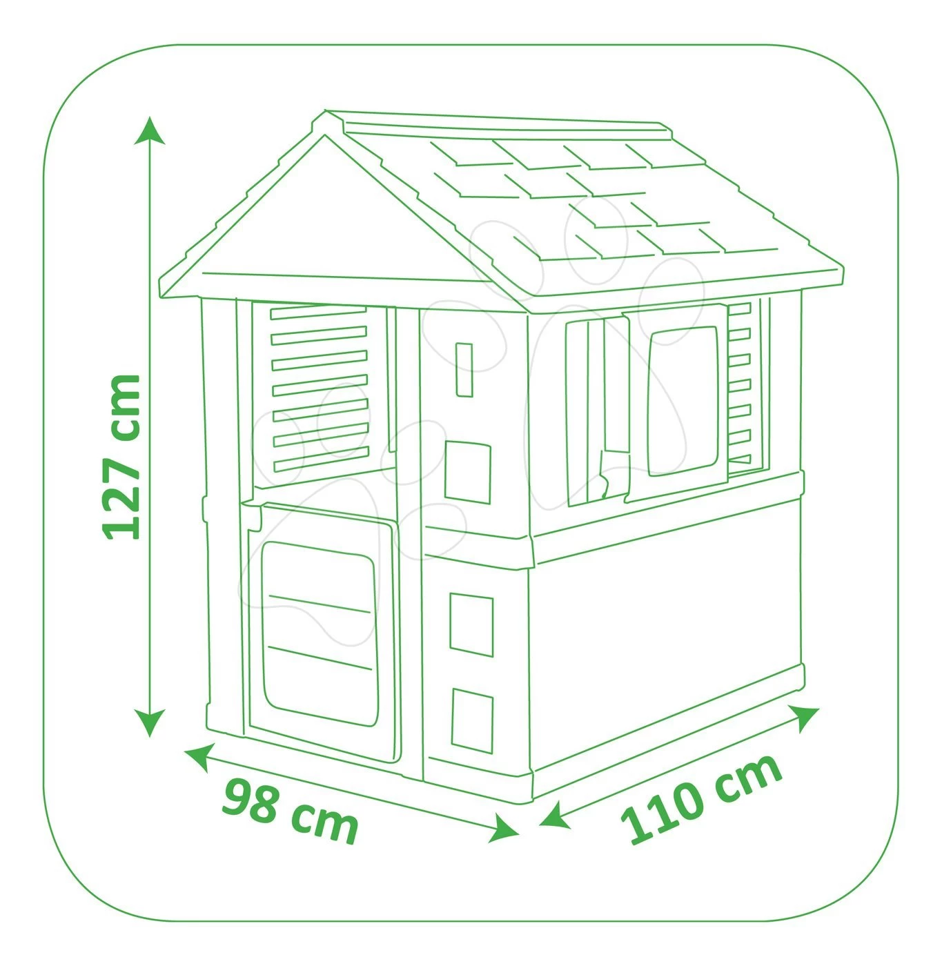 Set Häuschen Nature Smoby Und Doppelseitiger Schaukel Hund Ab 24 Monaten 11 Set Häuschen Nature Smoby Und Doppelseitiger Schaukel Hund Ab 24 Monaten – Bild 11