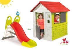 Set Häuschen Nature Smoby Mit Schiebeladen Und Rutsche Toboggan KS Mit Wasser, Länge 1,5 M Ab 24 Mon 29 Set Häuschen Nature Smoby Mit Schiebeladen Und Rutsche Toboggan KS Mit Wasser, Länge 1,5 M Ab 24 Mon -Spielzeug Theater Verkäufe 810704set 16 smoby set 2