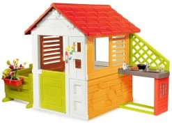 Häuserset Sonne Sunny Smoby Mit Küche Und Garten Mit Sandkasten Schmetterling -Spielzeug Theater Verkäufe 810707c b smoby domcek 4