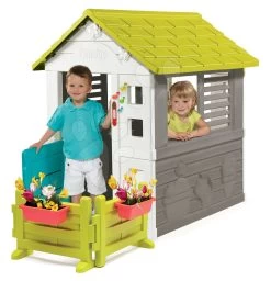 Set Häuschen Jolie Smoby Blau Mit 3 Fenstern Und 2 Jalousien Mit Garten- Und Klingel- Und Sandkasten Muschel In Zwei Teilen Ab 24 Monaten 29 Set Häuschen Jolie Smoby Blau Mit 3 Fenstern Und 2 Jalousien Mit Garten- Und Klingel- Und Sandkasten Muschel In Zwei Teilen Ab 24 Monaten -Spielzeug Theater Verkäufe 810708 g smoby domcek 2