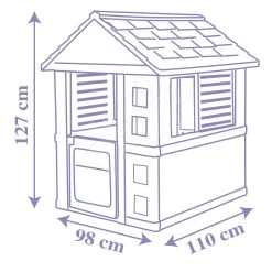 Spielhaus Frozen Disney Playhouse Smoby Mit Einer Küche Und Einem Zaun Unter Dem Licht -Spielzeug Theater Verkäufe 810719 e smoby domcek 1