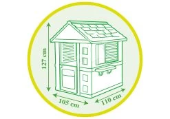 Spielhaus Pretty Sunny Flowers House Smoby Mit Elektronischer Klingel SM810725-A 29 Spielhaus Pretty Sunny Flowers House Smoby Mit Elektronischer Klingel SM810725-A -Spielzeug Theater Verkäufe 810725 f smoby domcek 1