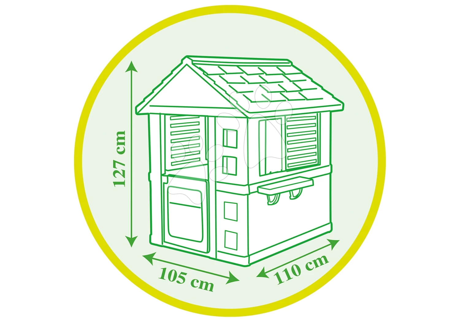 Spielhaus Pretty Sunny Flowers House Smoby Mit Elektronischer Klingel SM810725-A 10 Spielhaus Pretty Sunny Flowers House Smoby Mit Elektronischer Klingel SM810725-A – Bild 10