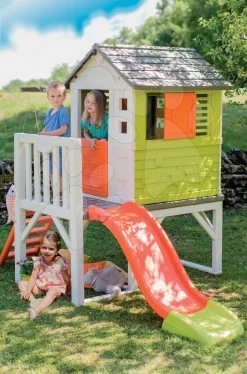 Set Häuschen Auf Säulen Pilings House Smoby Mit 1,5 M Rutsche Toboggan Super Megagliss 2in1 Smoby Ab 24 Monaten -Spielzeug Theater Verkäufe 810800 d smoby domcek 14